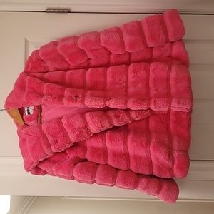 Apparis Pink Fluffy Coat